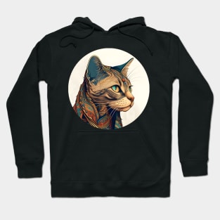 Cat Boho Cat Hippy Lover Design Hoodie